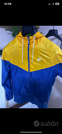 Nike Windrunner giallo blu taglia S ottime cond.