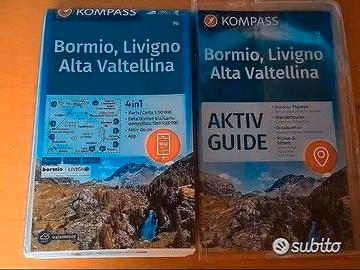 Cartina Kompass Bormio, Livigno, Alta Valtellina