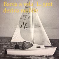 Barca a vela deriva mobile 13oo,TRATTABILE