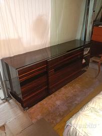 mobile scorrevole di csogiorno in noce 