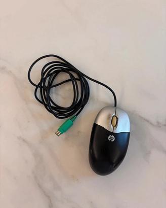 Mouse ottico HP vintage con attacco PS/2