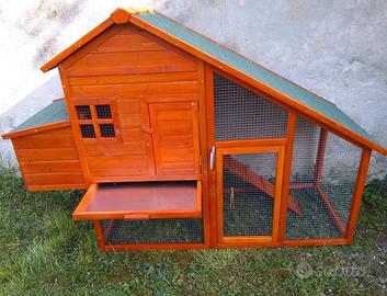 Pollaio in legno da giardino per galline ovaiole - Accessori per animali In  vendita a Genova