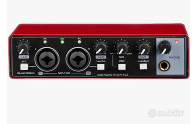 Scheda audio 2 canali stereo