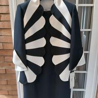 Abito da cerimonia nero e bianco