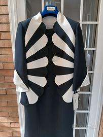 Abito da cerimonia nero e bianco