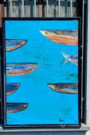 quadro acrilico su tela