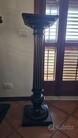 2 antiche colonne in legno