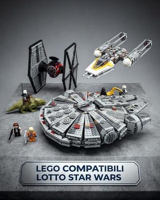 Lotto Star Wars Costruzioni compatibili Lego