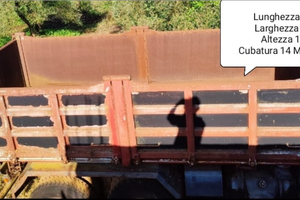 Cassone per camion ribaltabile compreso di telaio