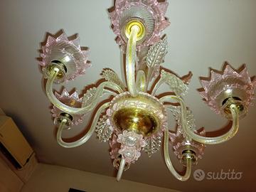 lampadario vetro veneziano