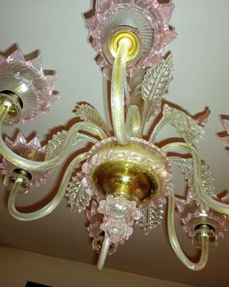 lampadario vetro veneziano