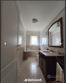 Mobile Bagno in Legno con Specchio 