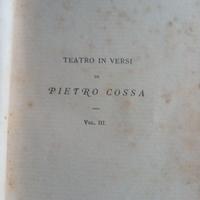 LIBRO PIETRO COSSA DEL 1879 - CLEOPATRA MESSALINA