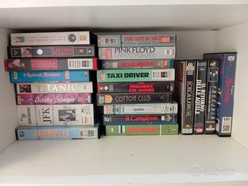 VHS originali di vari generi 