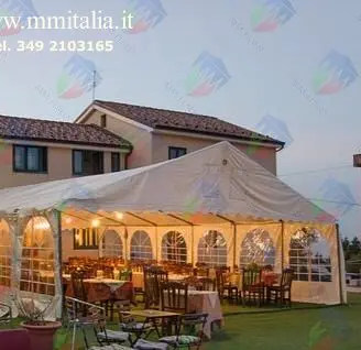 Tendoni per Feste Ristorazione 6 x 12 x 2/3 mt.