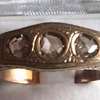 Anello anni 40/50 con rose corone