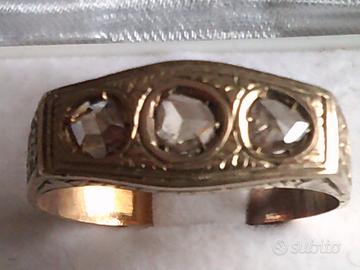 Anello anni 40/50 con rose corone