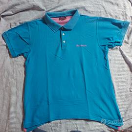 Polo Pierre Cardin turchese 100% cotone - Taglia L