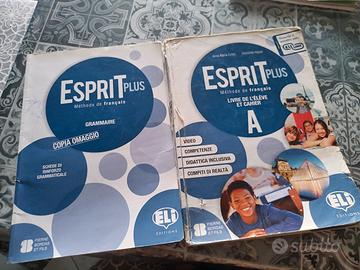 Libro Esprit Plus 1 + Grammaire di francese
