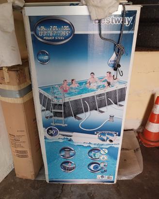 Piscina Bestway power steel 404x201x100 6500litri