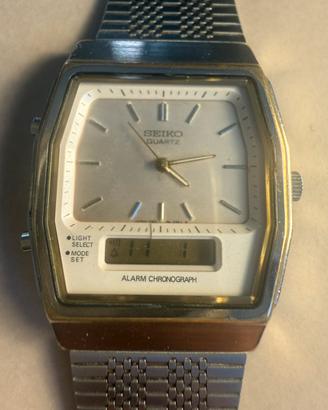 Seiko H601-5410 Vintage Ana-Digi Alarm Chronograph