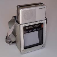 Sony Watchman FD-40E mini TV CRT da collezione