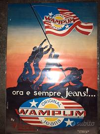 Poster pubblicitario wampum jeans