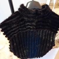 Gilet in lana e visone