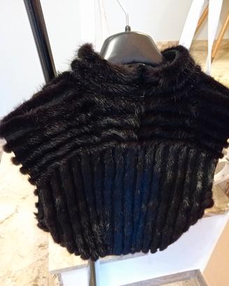 Gilet in lana e visone