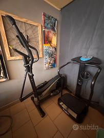 cyclette e pedana fitness