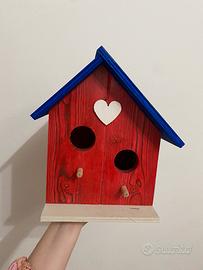 Casetta in legno uccellini