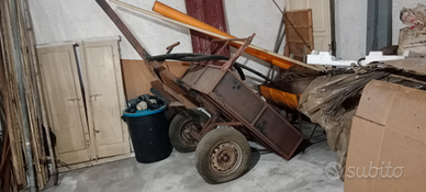 Carrello appendice per motocoltivatore