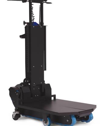 Carrello saliscale elettrico cingolato