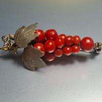 spilla corallo antica