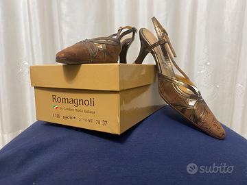 Sandalo donna slingback Romagnoli 6706