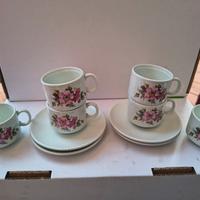 Porcellane + set smaltato bianco Due Leoni