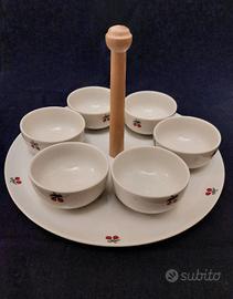 RICHARD GINORI vintage Set tavola aperitivo 