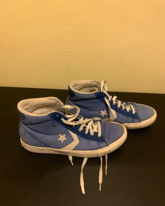 Converse all star originali blu alte nuove