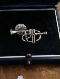 spilla da giacca in argento 800