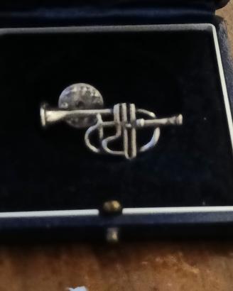 spilla da giacca in argento 800