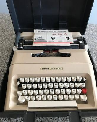 Macchina da scrivere Olivetti Lettera 35