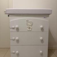 Cassettiera fasciatoio vasca bagnetto Giordani