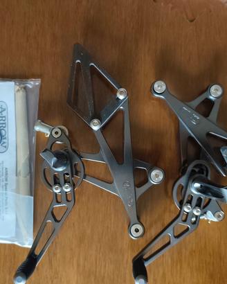 pedane arretrate racing Arrow x Kawasaki 