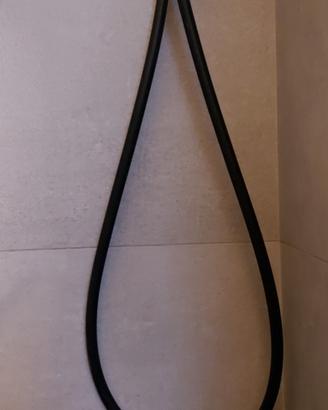 Flessibile doccia nero