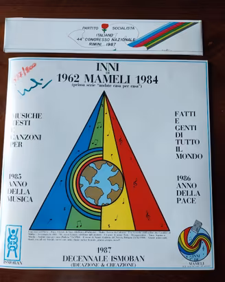 Raro vinile Lp 33 giri "Inni di 1962 Mameli 1984"