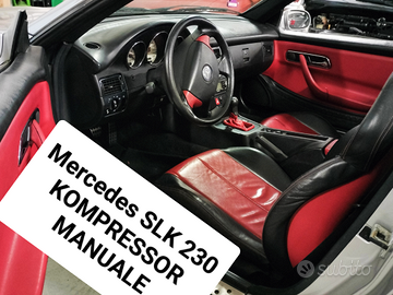 Mercedes SLK 230 KOMPRESSOR  MANUALE rara Cabrio