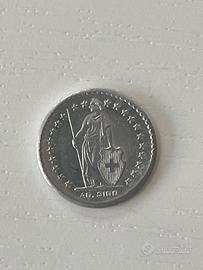 Moneta Svizzera 2 francs - 1950