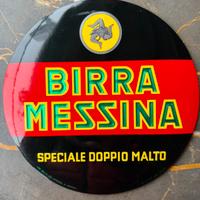Insegna vintage birra Messina  anni 60