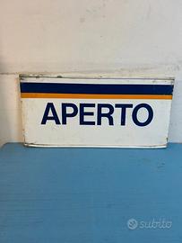 Insegna bifacciale ‘Aperto- Chiuso’