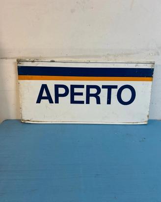 Insegna bifacciale ‘Aperto- Chiuso’
